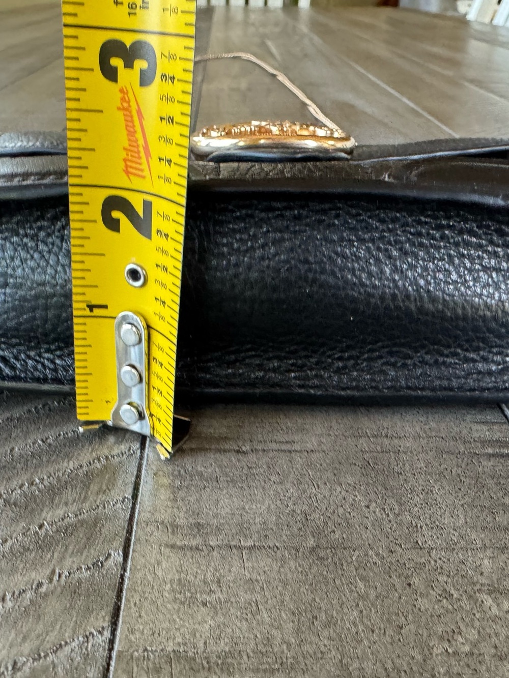 Coach Georgie Crossbody/Xbody Black Pebble/Leather Bag Purse With Rivets - Picture 13 of 16